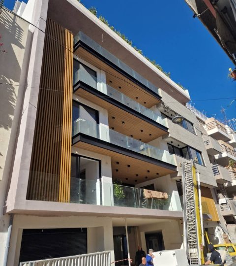 Greece building façade Louvers & cladding